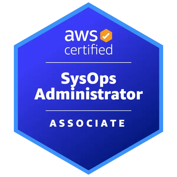 AWS SysOps Admin Associate Badge